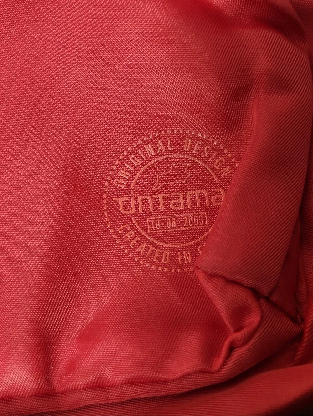 Tintamar France VIP One Makeup Bag Organizer Waterproof Nylon Red Drawstring